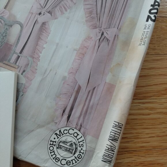 Curtains Sewing Pattern Drapes Valances McCalls 4402 DIY Window Treatments UNCUT - Picture 10 of 11